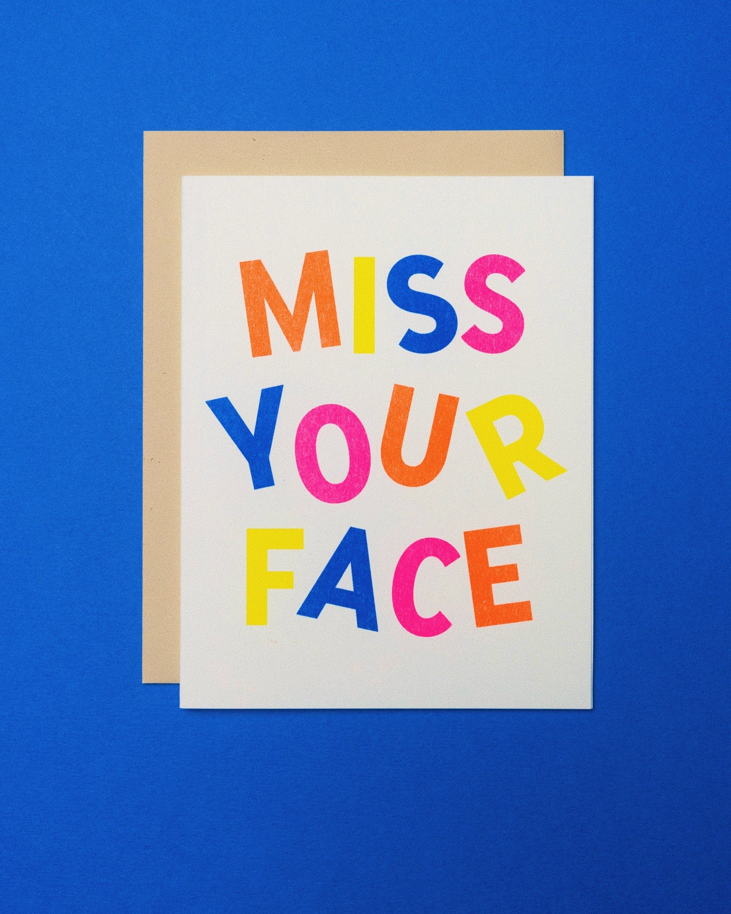 Miss Your Face Greeting Card