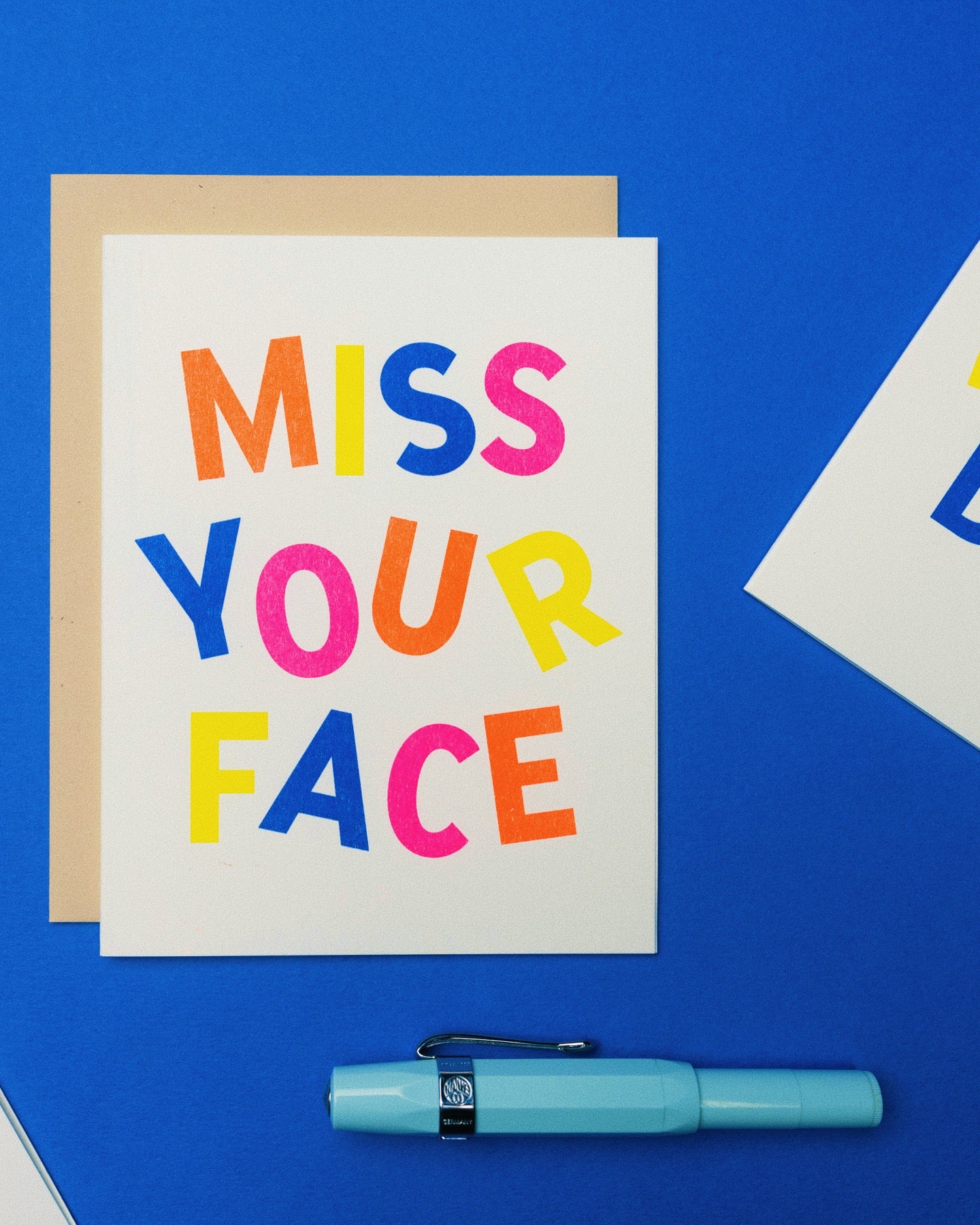 Miss Your Face Greeting Card