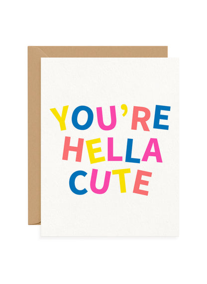 Hella Cute Greeting Card