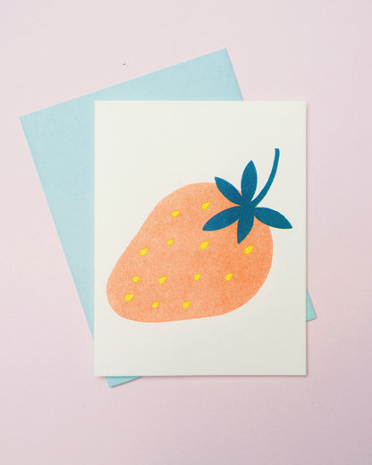 Strawberry Greeting Card